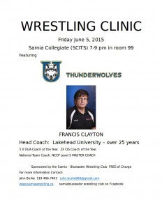 WRESTLING CLINICJune52015